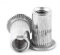 20 Pcs Blind Rivet Nuts Flat Head Threaded Blind Rivet Nut 304 Stainless Steel Machine Screws, Fastener Repair Tool Accessory(M4)