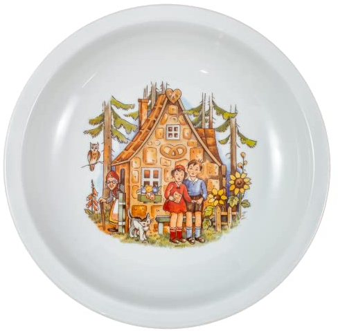 zweckart Kinderteller tief Suppenteller 20 cm Porzellan DDR Märchen Hänsel und Gretel