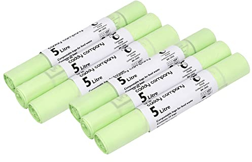 5 Litre Compostable Caddy Bags, 150 Bags
