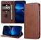 DENDICO Case for Huawei P20, Classic PU Leather Magnetic Wallet Case, Flip Folio Protective Phone Cover Compatible with Huawei P20, Brown