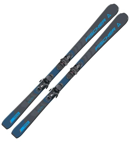 Skida Alpinski Carvingski On-Piste-Rocker – Fischer RC Trend SLR – 145 cm – inkl. bindning RS9 SLR Z2,5-9 – All Mountain Skidor – lämplig för nybörjare till avancerade