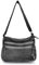 AdiStylinno Denim Hobo Bags für Damen, Retro Canvas Umhängetasche Leichte Crossbody Bag große Kapazität Jean Handtasche (Schwarz)