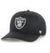 '47 NFL Las Vegas Raiders Hitch RF Unisex Baseball Cap, Adjustable Snapback Strap, Team Logo, Colour Black