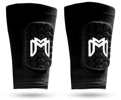 MediCaptain Mini Shin Guards Soccer – Built in Mini Shin Pad Sleeves for Men, Women, Teens – Small Shin Guards - Lightweight, Breathable, Shin Defender Leg Protection (Black, Mini (3.9 x 2.4 in))