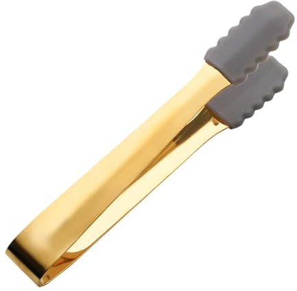 Pinze per servire il ghiaccio, pinze per il ghiaccio, pinze in acciaio inox, clip antiscivolo in acciaio inox, clip per alimenti, barbecue, isolamento termico