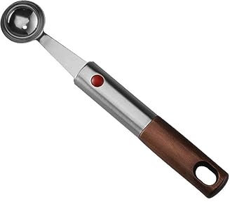 HOLIDYOYO Scavino Palline Melone in Acciaio Inossidabile Cucchiaio Ergonomico Per Gelato Frutta e Dessert Utensile Antiruggine Facile Da Pulire e Maneggevole Per Cucina
