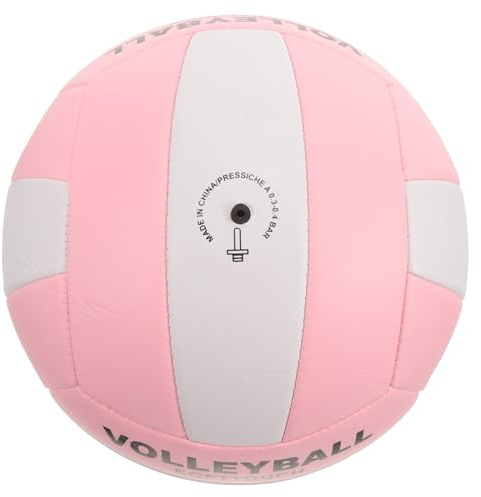 JOINPAYA Ballon de Volley-Ball Intérieur Entraînement et Compétition Coutures Machine et Stable Couleurs Lumineuses pour Meilleure Visibilité Salle de Sport
