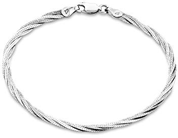 Amor Armband 925 Sterling Silber Damen Armschmuck, 19 cm, Silber, Kommt in Schmuck Geschenk Box, 2016486