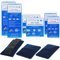 ALERION Kalt-Warm-Kompresse 3 Größen Mehrfach Kompresse Wiederverwendbar Mikrowellen geeignet 2x Klein 2x Mittel 2x Groß + je größe 1 Premium Vlieshülle Coolpad Kühlpads