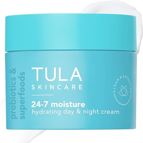 TULA Probiotic Skin Care Supersize 24-7 Moisture Hydrating Day & Night Cream | Moisturiser for Face, Ageless is the New Anti-Ageing, Face Cream, Contains Watermelon Fruit and Blueberry Extract | 3.4