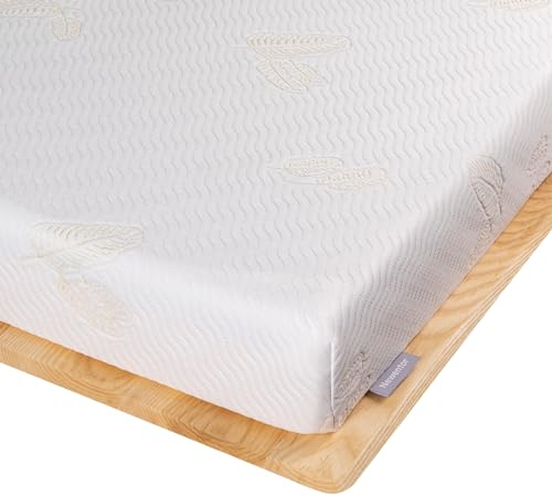 Newentor® Matratzen Topper 90x200cm H4 H5 Hart, Matratzentopper 90x200 Gel Boxspringbett Schlafsofa, Mattress Topper 90x200 Bett Gelschaum Bezug Kaltschaum 7CM Höhe