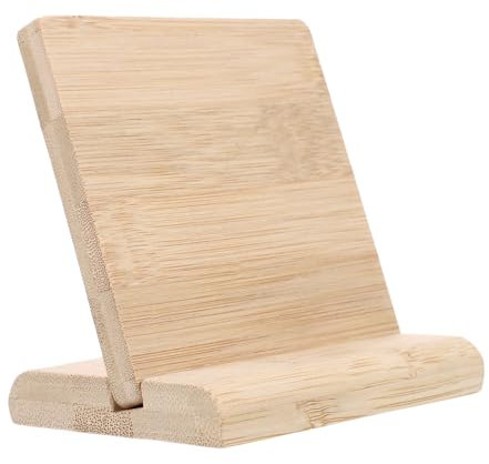DIYEAH 2sets Blank Bamboo Board for Payment Code Desktop Name Plate Bamboo Engraving Board for Display for Indoor Use
