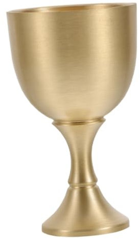 PRETYZOOM Coupe Eau Bénite Laiton Calice Offrande Pour Petite Coupe De Culte Verre à Cocktail