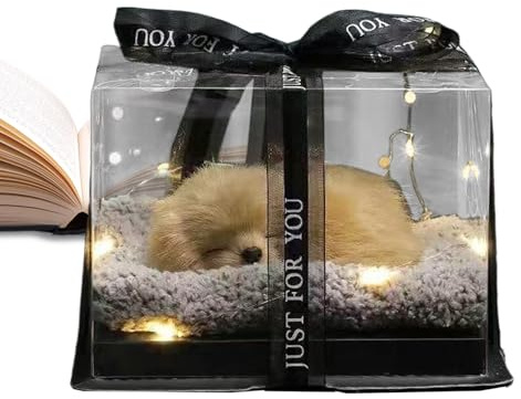 Xinhuju en Peluche avec Son réaliste avec articulations Mobiles pour bibliothèque, Bureau, Chambre ou Salon