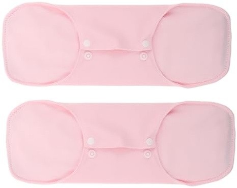 Compresas Reutilizables Posparto de Algodón Ultrafinas Protección Antifugas y Forro Absorbente Lavable para Necesidades Postnatales 2piezas
