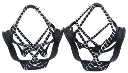 grampones 1 Pair Non-Slip Ice Snow Gripper Shoe Cover Camping Outdoor Sports Walk Traction Cleats Crampon Covers para Senderismo Invernal