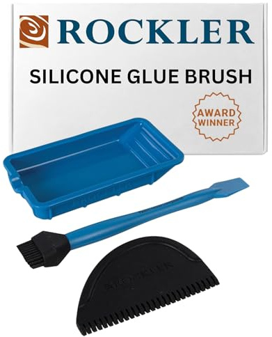 ROCKLER 560929 Silikonklebezubehör, 3-teilig Satz, blau