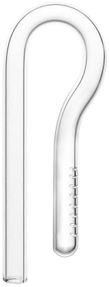 Glass Mini Inflow Lily Pipe for Nano Aquarium Planted Tank (17mm for 5/8''(16/22mm) tubing)