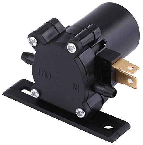 KIMISS Pompe Lavavetri Auto, Pompa Tergicristallo in Plastico Motore per Lavatrice Tergicristallo Universale 12V per Camion Autobus Van