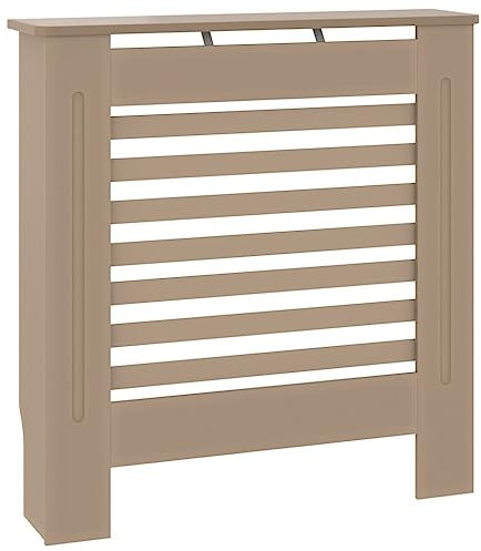 vidaXL Cache-radiateur, Couvercle de Radiateur, Housse de Radiateur Salon Chambre à Coucher Salle de Séjour Maison Intérieur, MDF 78 cm