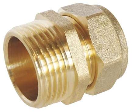 SOMATHERM FOR YOU - ottone accoppiamento anello d'ottone di compressione - tubo di rame Ø18 - Male 20/27