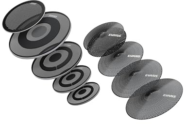 Evans Drum Heads - dB One Drum Head Rock + 14 22 and dB One Cymbals Pack