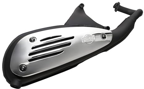 Impianto di scarico completo LeoVince SITO PLUS, acciaio per Aprilia Mojito/Habana 50/Vespa ET2/LX 50