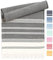 Fit-Flip Hammam Beach Towel XXL Made from 100% Cotton - Quick-Drying Turkish hamam Towels - Large fouta or pestemal Ideal as a Thin Sauna Blanket - Anthracite – 100x200cm Diamond
