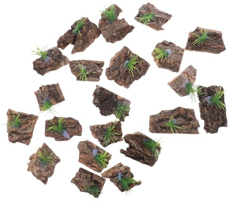UPKOCH 24 Piezas Corteza Natural para Terrarios de Reptiles, Sustrato Decorativo de Corteza de Árbol, Piel para Geckos y Lagartos, Adecuado para Hábitat y Escondites Naturales