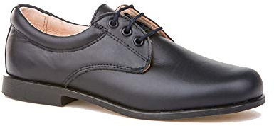 Mi Pequeña Chaussures de Cérémonie et Communion en Cuir pour Enfant, bleu marine, 32 EU