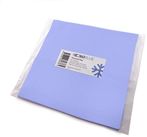 EC360® Blue 5W/mK Wärmeleitpad (200 x 200 x 0,5 mm)