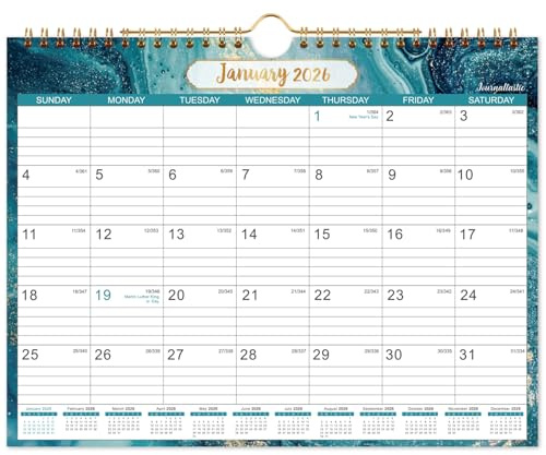 2027 Calendar - 2027 Wall Calendar with Julian Date 11 Ă 8.5