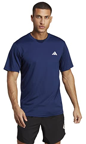 adidas Herren Train Essentials Training Tee, Dark Blue/White, XL