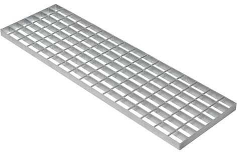 frick Gitterrost, Laufrost, Trittrost verzinkt (25cm breit) viele Längen und Farben