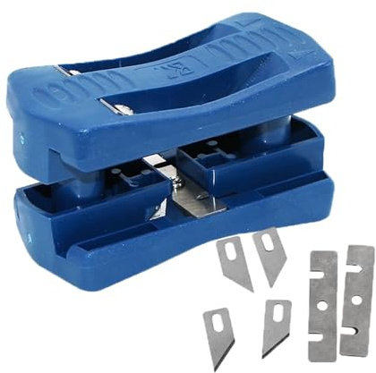 Herramientas de bandas de bordes para carpintería, máquina de bandas de bordes hechos Dkh429 (azul, 10 x 5,5 cm)