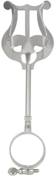 Soporte de partituras mini ligero para instrumentos de viento - Clip portátil de hierro - Accesorio musical para viajes y ensayos - Compatible con clarinete y otros - Color plata
