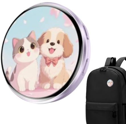 Electrónica con Pin | Pantalla Táctil IPS HD con Batería Recargable | Pin LED Digital con Pantalla | para Viajes Diarios, Vacaciones, Cosplay, Eventos, Coleccionistas, Adolescentes y Adultos