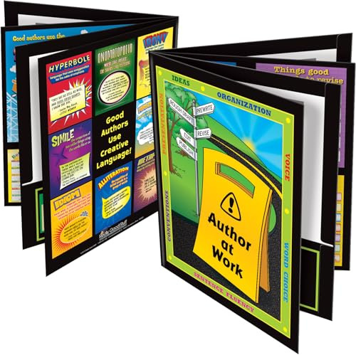Really Good Stuff Author at Work 4-Pocket Student Folders - Set of 12