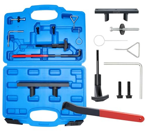 CCLIFE Motor Zahnriemen Wechsel Arretierung Einstellwerzeug Steuerzeiten Werkzeug 2,0 FSI TFSI