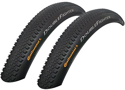 2X Continental Double Fighter III 50-559 26x1.90 Reifen Mantel Fahrradreifen