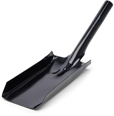 Garronda Pala de Carbón de Metal con Mango de Madera Medidas: 37 x 11 cm GD-0008