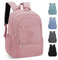 KTUEOV Sac a Dos College, Sacs à Dos Loisir Étanche avec Compartiment pour 15.6'' Ordi Portable Cartable Fille Collège en Nylon Multipoches, Leger Sac à Dos Ecole Backpack Femme pour Voyage, Travail