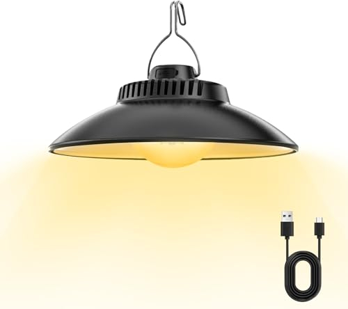 Camping Laterne,Campinglampe Aufladbar,IP44 Wasserdicht,Wasserdicht Campinglaterne,LED Campinglampe Tragbar Für Camping,Angeln,Stromausfall,Garten,Wandern