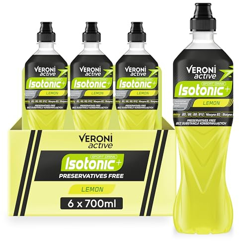 VERONI ISOTONIC Lemon 6 x 700ml Bottles