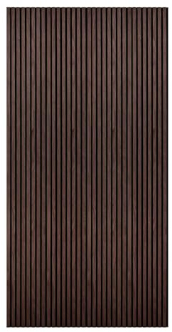 ZETY HOME Acoustic Wood Wall Panels, Slat 4-Pack, 94.5 in, Walnut