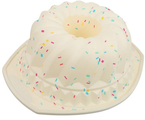 PEPLAYTAL 1pezzi Stampo Per Torte Silicone Savarin Antiaderente e Facile Da Pulire Per Dolci Pane e Biscotti Stampo Pratico Per Forno