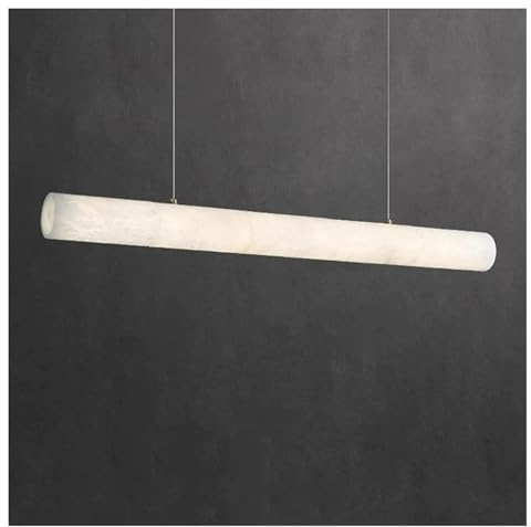 Genérico Lámpara de araña de mármol Natural Minimalista con LED Regulable, luminaria de suspensión Lustre for Comedor(L180cm)