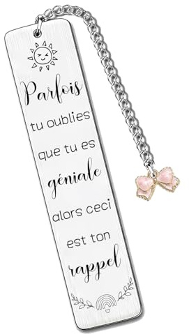 QTZXZX Idee Cadeau Femme Noel Marque Page inspirant Cadeau Meilleure Amie Noel Anniversaire Femme Original Utile Marque Page Idée Cadeaux noel Collegue de travail Anniversaire Amie Soeur Collegue