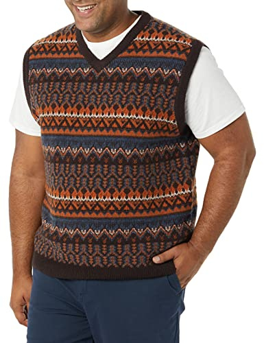 Amazon Essentials Men's Lambswool Sweater Vest (Previously Goodthreads)