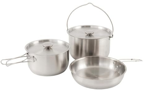Supper Set L INOX Batterie OUTWELL